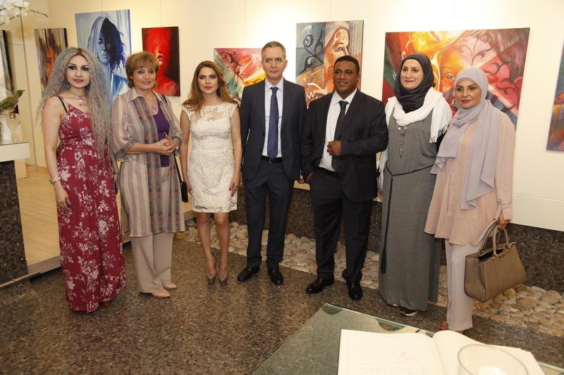 Opening of Nina Taher's Solo Exhibition 'Woman'